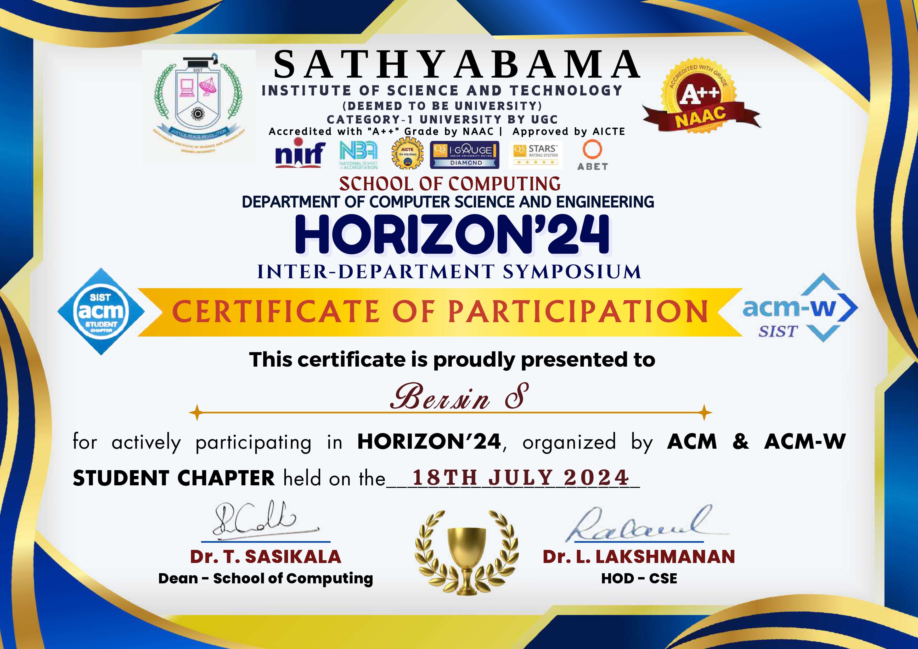 3rd Place – Capture The Flag certificate